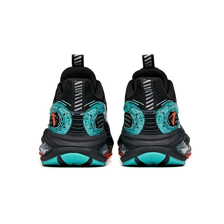 Anta Kids UFO 3.0 Comfortable Versatile Non-Slip Shock Absorbing Wear-Resistant Low-Top Running Shoes Kids running shoes Black Green 312135588B-3