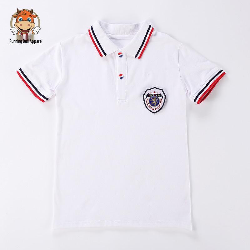 Children's Cotton Short Sleeve School Sports Uniform Set - Summer Edition