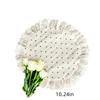 Square/Round Table Napkins Girly Style Insulation Pad Pot Mats Heart Pattern Placemats  Tea Party