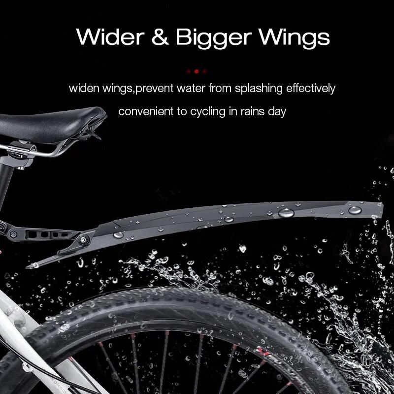 Bicycle Fender Mountain Road Bike Mudguard Set Front Rear MTB Mud Guard Wings For Bicycle Accessories MTB Bike Fender