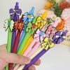 10pcs Lovely Bow Series Retractable Waterbased Pen for Writing, Teacher's Day Gift Cute Creative Ballpoint Pen Office Stationery