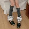Y2K Girls Polka Dot Leg Warmers Sweet Niche Design Collgege Style Lolita Cute Long Stockings Fashion Versatile Middle Tube Socks