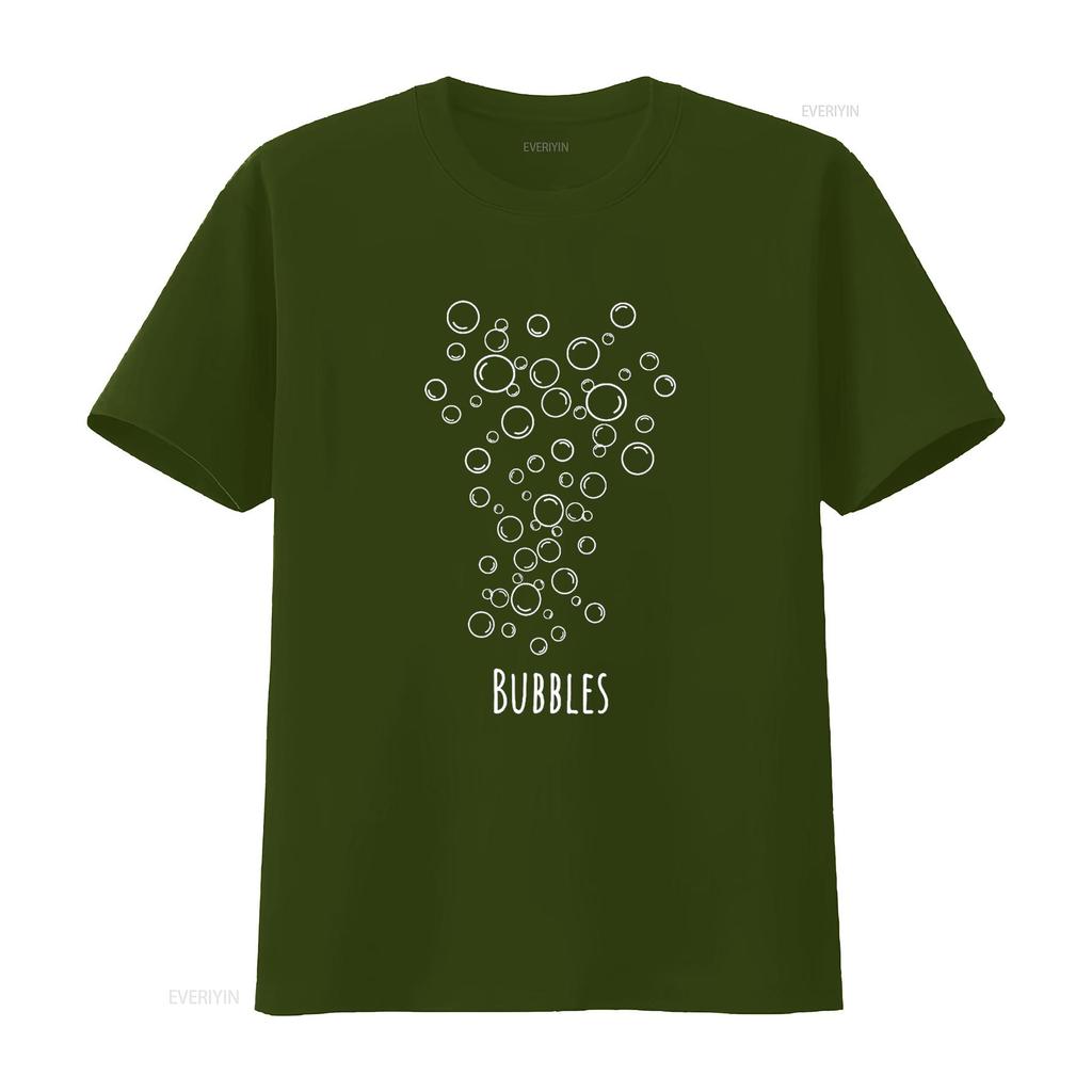 Bubbles funny bubble design T Shirt vintage Washed fashion Stretched Unisex Slightly homme Casual Stylish Comfortable Soft