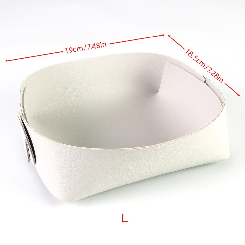 Pu Leather Tray, Dice Poker Card Board Game Storage, Square Desktop Storage Box Desk Sorting Box