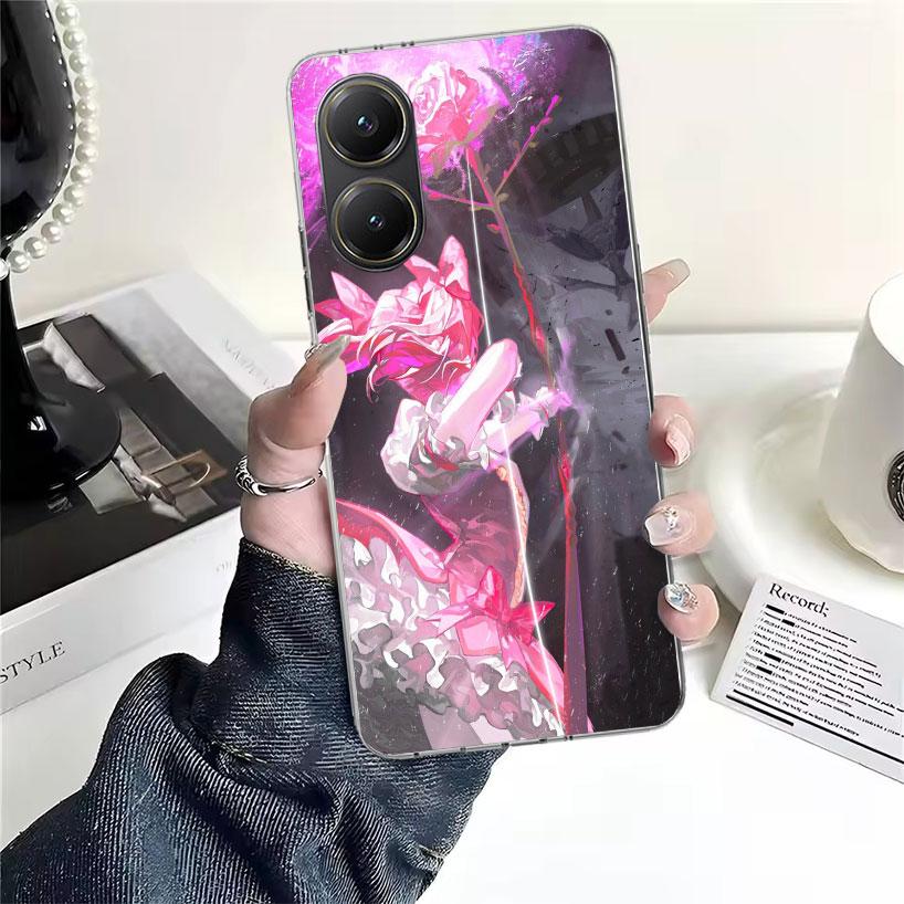 Madoka Magica Anime Soft Phone Case For Xiaomi Redmi 15C 15 13C 13 Poco X5 X6 X7 F7 Ultra M7 12C 12 10 10C 9C 9A 9T 9 Fundas Poc