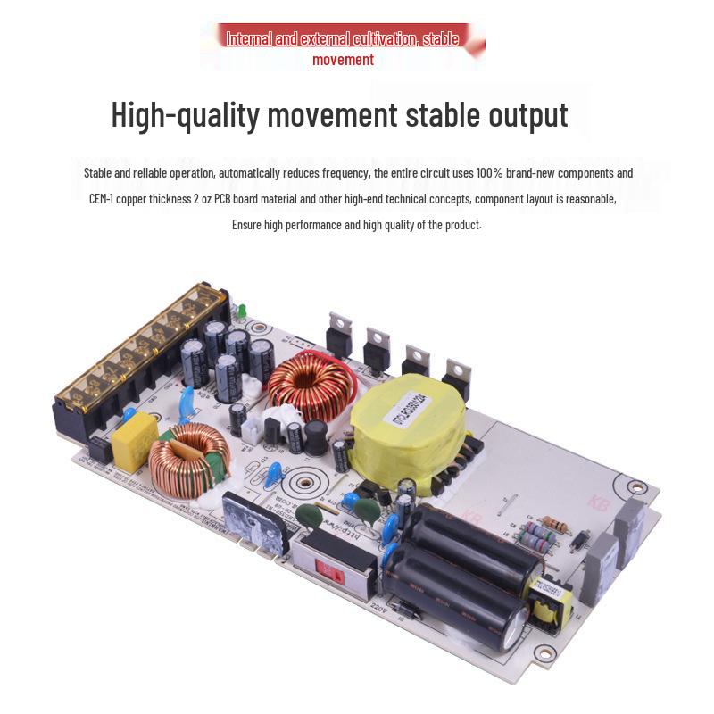 Ultra-Thin Dual Output 5V/12V/24V 50W-450W Switching AC-DC Power Supply for Industrial Cameras