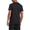 Adidas Originals Striped Logo Micro Label Round Neck Casual Short Sleeve T-Shirt Men Tops Black GK1963