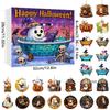 2026 Halloween Witch, Ghost & Goblin Countdown Calendar with Acrylic Pendant Blind Box