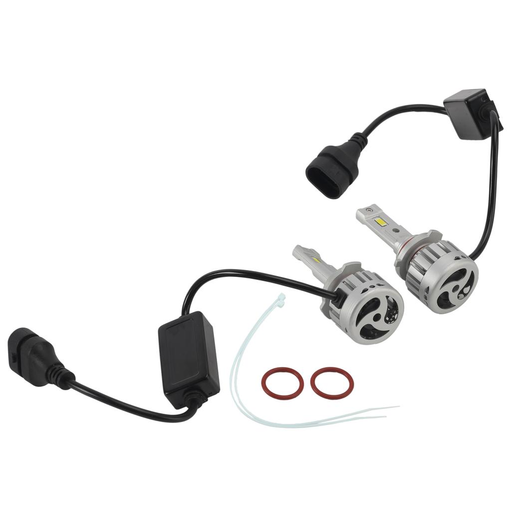 LED Headlight Bulb Kit High Low HB3/4 9005 9006 12V 55W 6500K 4000LM For HELLA