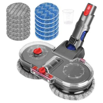 Dyson V10 V12 Slim Elektrikli Süpürge İçin Elektrikli Paspas Başlığı, Çıkarılabilir Su Tankı ve 12 Yıkanabilir Paspas ile