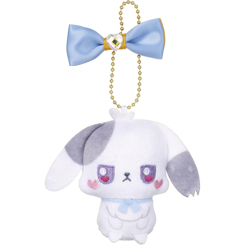 Bandai Ribbon Attached Mascot Puchikyua Daifuku Plush Toy Cute Design