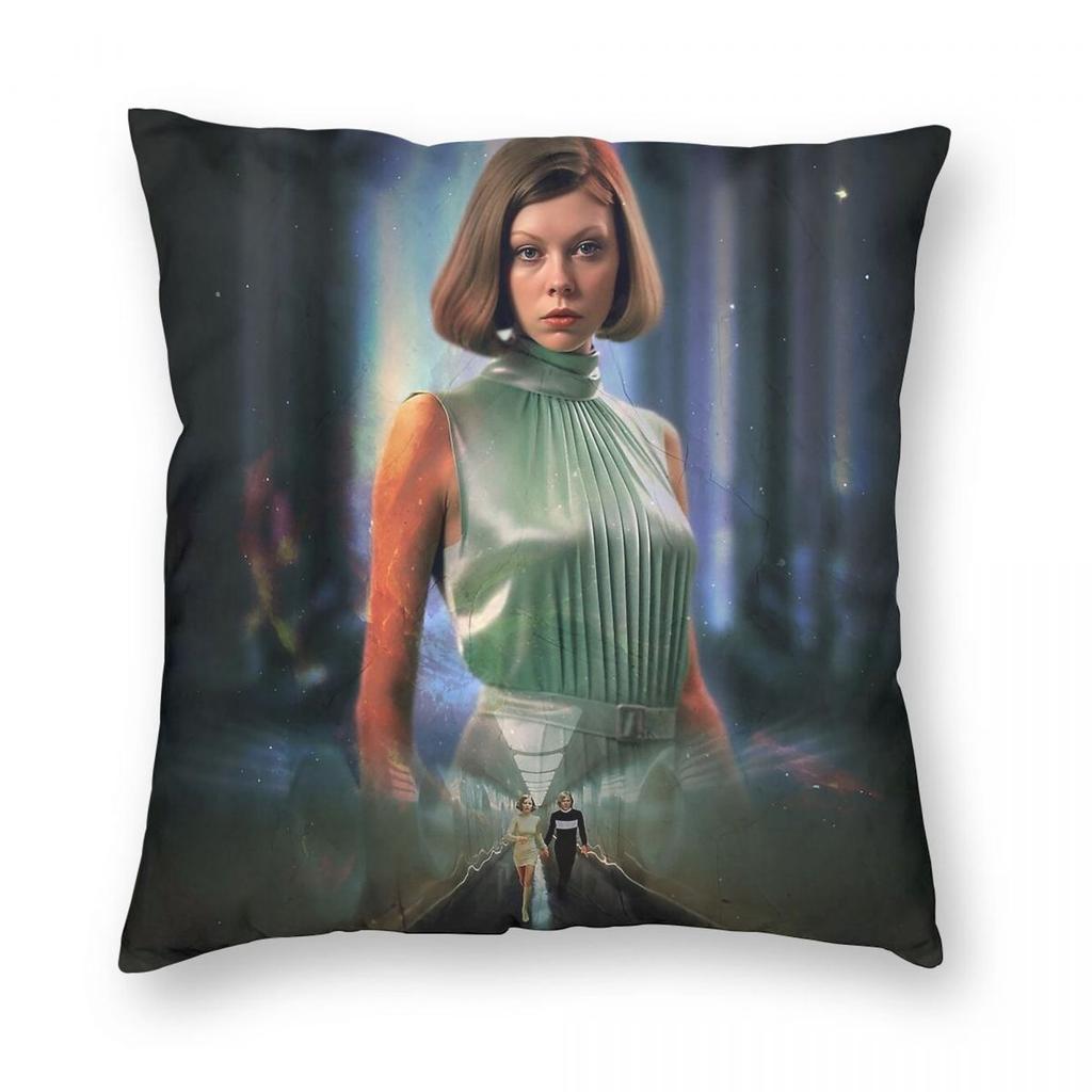 Logans Run Square Pillowcase Polyester Linen Velvet Creative Zip Decorative Pillow Case Bed Cushion Case