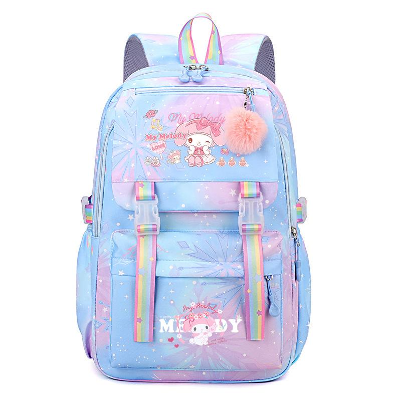 Melody Melody Sweet Cartoon Printed School Bag Primary School Junior High School Student Large Capacity Backpack