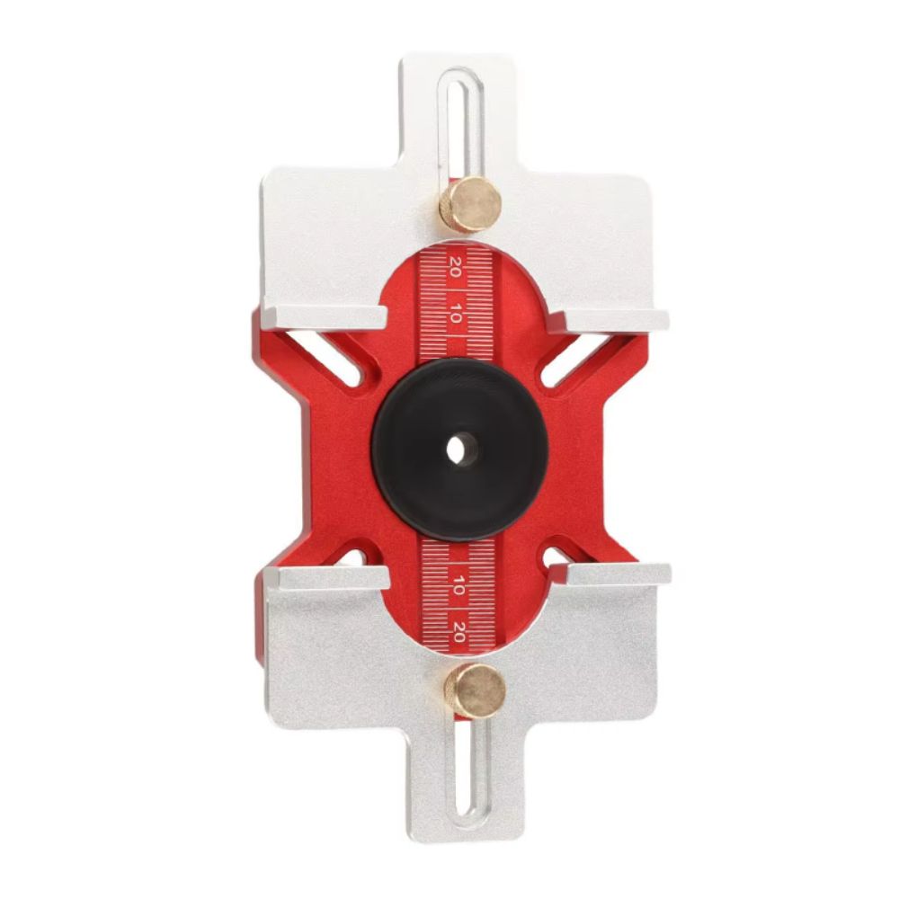 2-in-1 Drawer Handle Punching Template Aluminum Alloy Convenient Cut Mortising Jig Slotted Wood Convenient