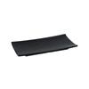 Melamine Black BBQ Plate: Creative Rectangular Hot Pot and Side Dish Plate for Restaurants