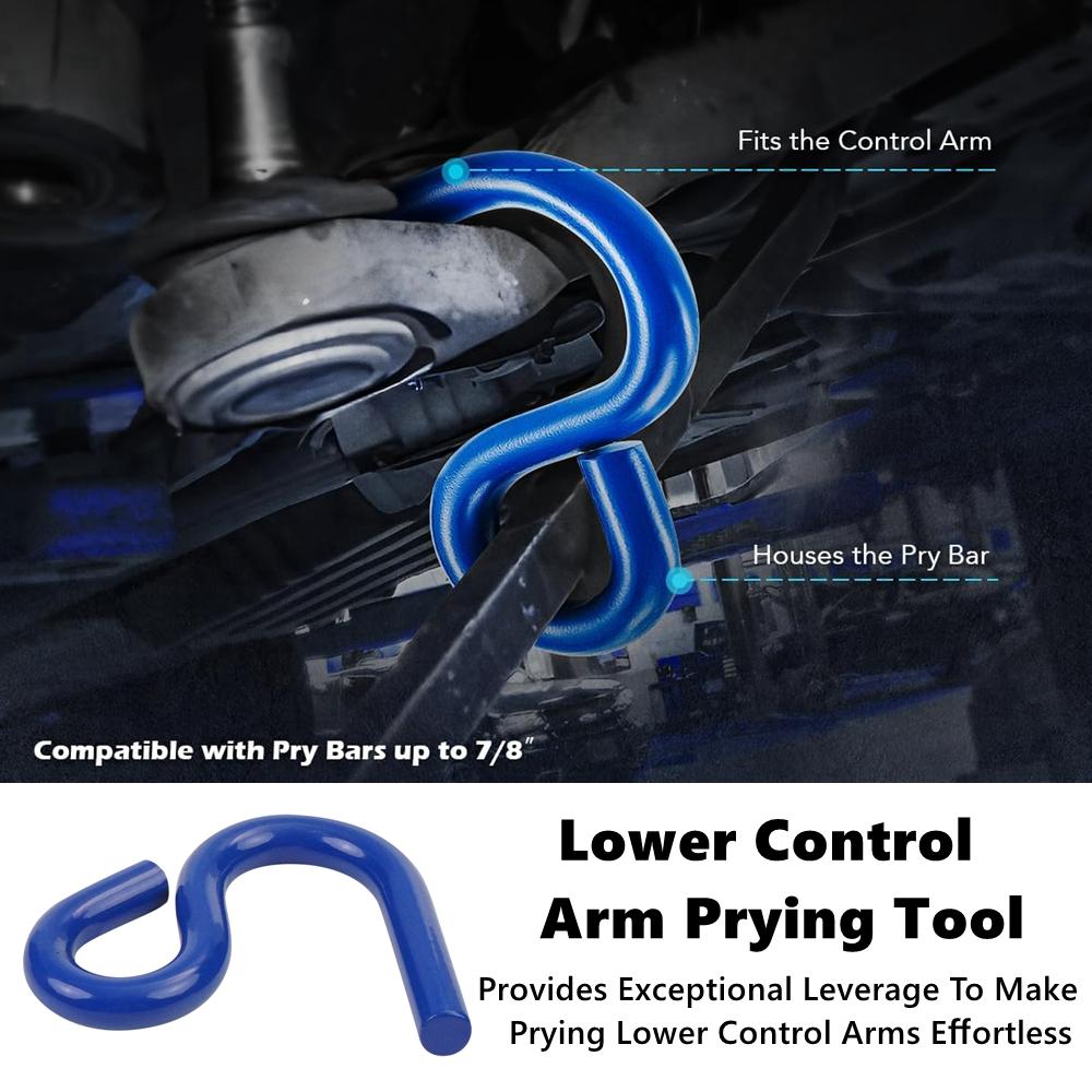 For Cars Trucks SUVs 6007 Lower Control Arm Prying Tool & 25112 Ball Joint Separator Suspension Specialty Bushing Tool Kit