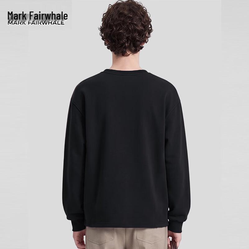 Mark Fairwhale Men's American Casual Crewneck Sweatshirt
