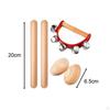 Wooden Music Educational Set Develops Motor Skill Rhythm Training Toy Preschool Musical Toys for