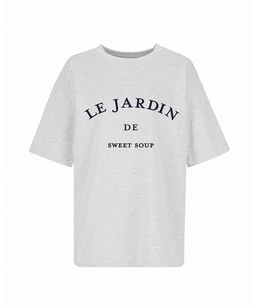 SWEET SOUP Lettering Print Half Sleeve T-Shirt (Wc6Stf1)