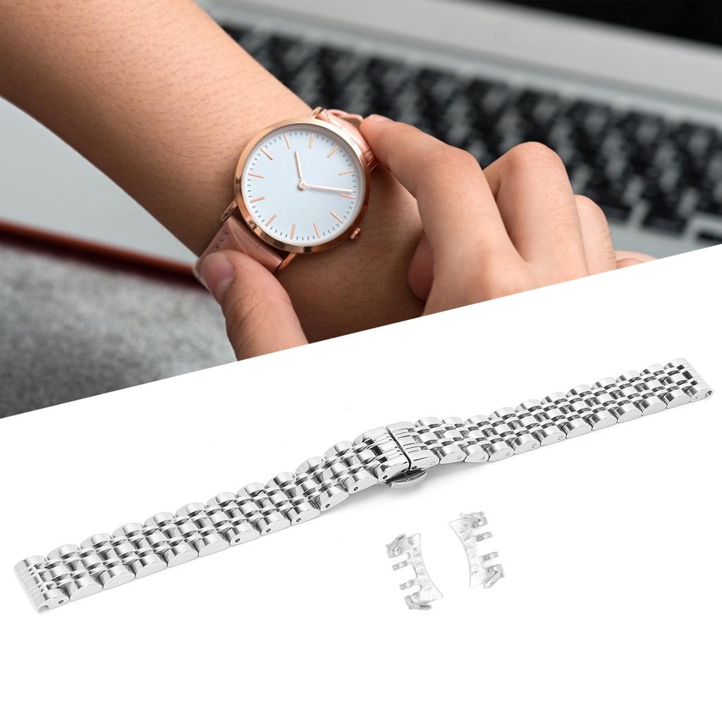 Buckle Stainless Steel Watch Strap Replacement Length Watch Band