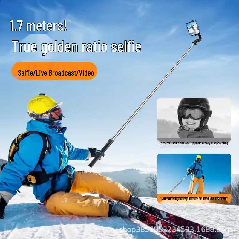Bluetooth Selfie Stick Tripod: Portable, Telescopic, Universal for Live Broadcast and Photography