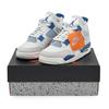 FV5029-141 Nike Air 4 Retro Industrial Military Blue Neutral Grey (Men's)