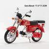 1:12 Suzuki GN125 Honda JH-70 Models Motorcycle Toys Alloy Diecast Car Shock Absorption with Light Miniature Motorbick Boy Gifts