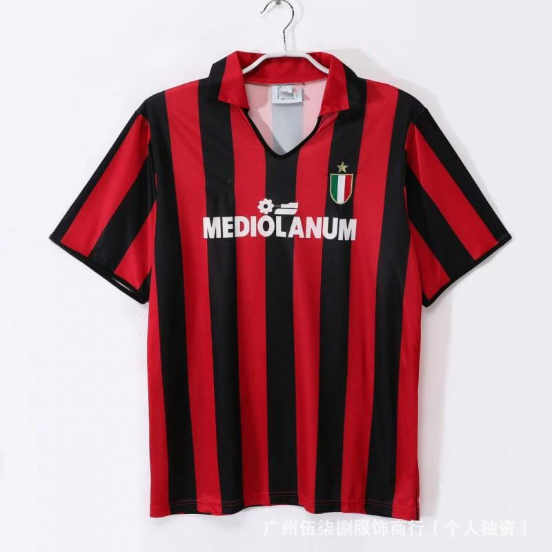 Klassiek Retro Voetbalshirt Korte Mouw Team Sport Training Kleding