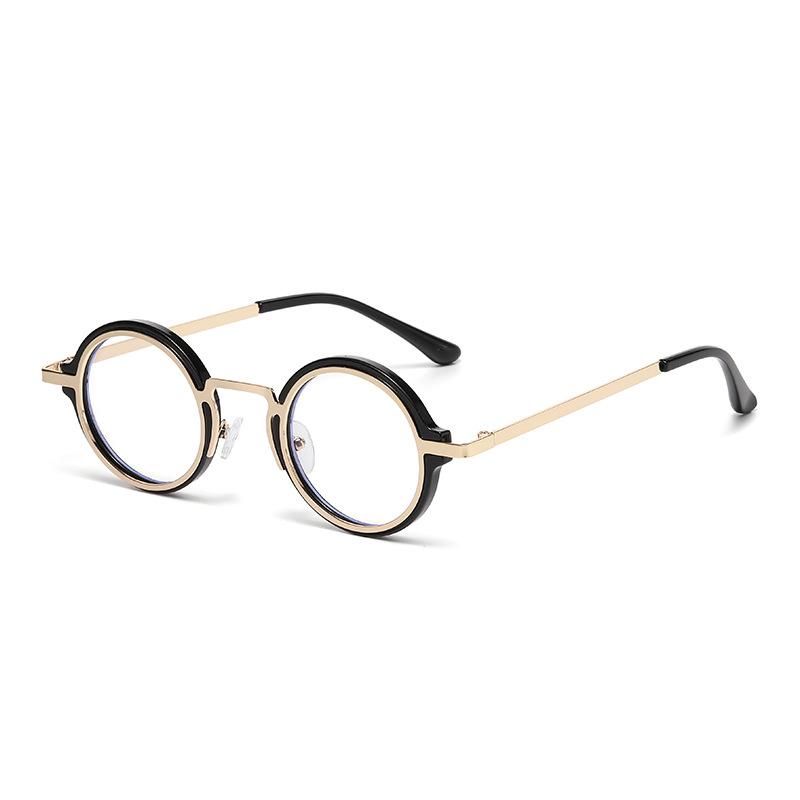 New Retro Round Punk Women Sunglasses Fashion Gradient Leopard Tea Shades UV400 Men Sun Glasses