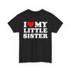 Ich liebe meine kleine Schwester Shirt, Ich liebe meine kleine Schwester T-Shirt, Ich liebe meine Schwester, Ich liebe meine Schwester, Süßes Schwestergeschenk, Bestes Schwestergeschenk aller Zeiten