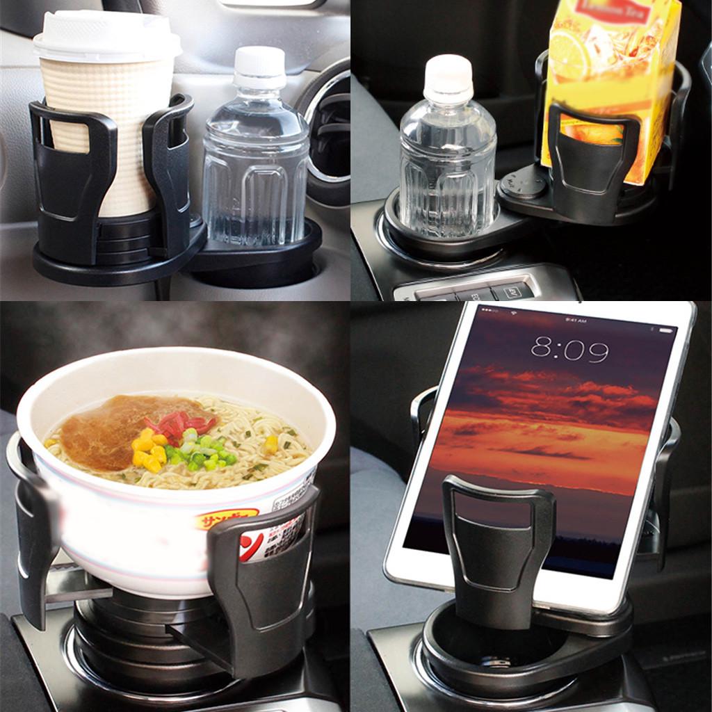 Universal Adjustable Car Cup Holder with Secure Grip for Bottles, Cans, and Mugs Easy Installation and Durable Design