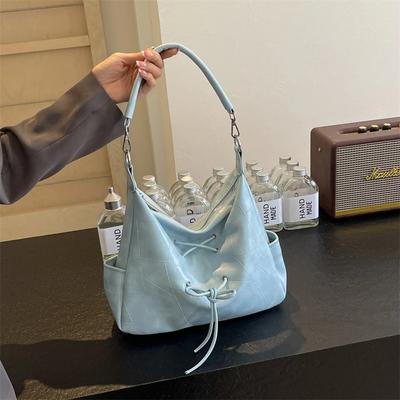 High-end Fashion Texture Women's Bag New Standard Soft Plutonium Simple Versatile High Capacity Single Shoulder Bag