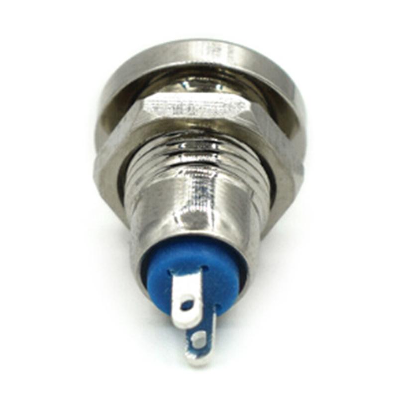 8Mm Mini Metal Push Reset Button Switch On Off High Head Switch Push Button