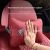 Car Seat Headrest Auto Logo Neck Pillow For Alfa Romeo STELVIO Giulia 159 Giulietta 147 Mito 156 MTO Sportiva Car Accessories