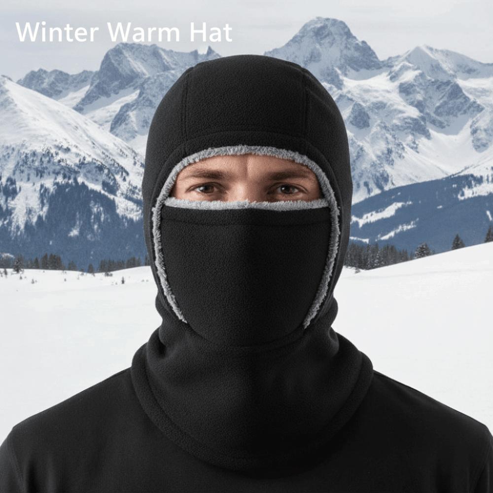 Neck Protection Warm Hat Mask Fleece Ski Windproof Cap Balaclava Cycling Cap Mountaineering