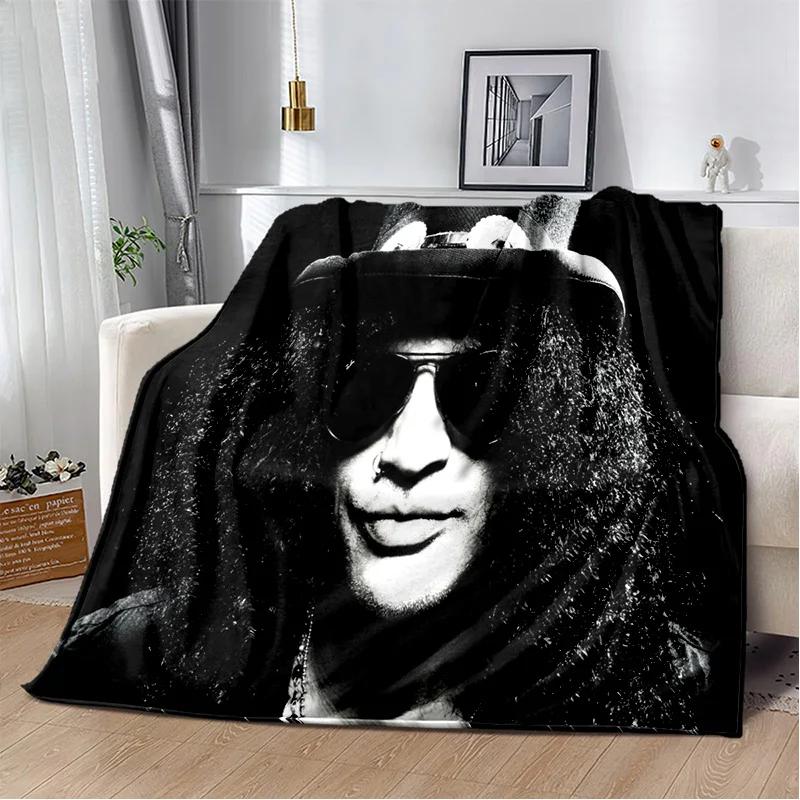 Guns N Roses Hard Rock Band Blanket,Soft Throw Blanket for Home Bedroom Bed Sofa Picnic Travel Office Rest Cover Blanket Kids