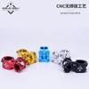 Aluminum Hollow Stem Mountain Bike Handlebar 25.4mm Clamp Diameter Short Bicycle Accessory