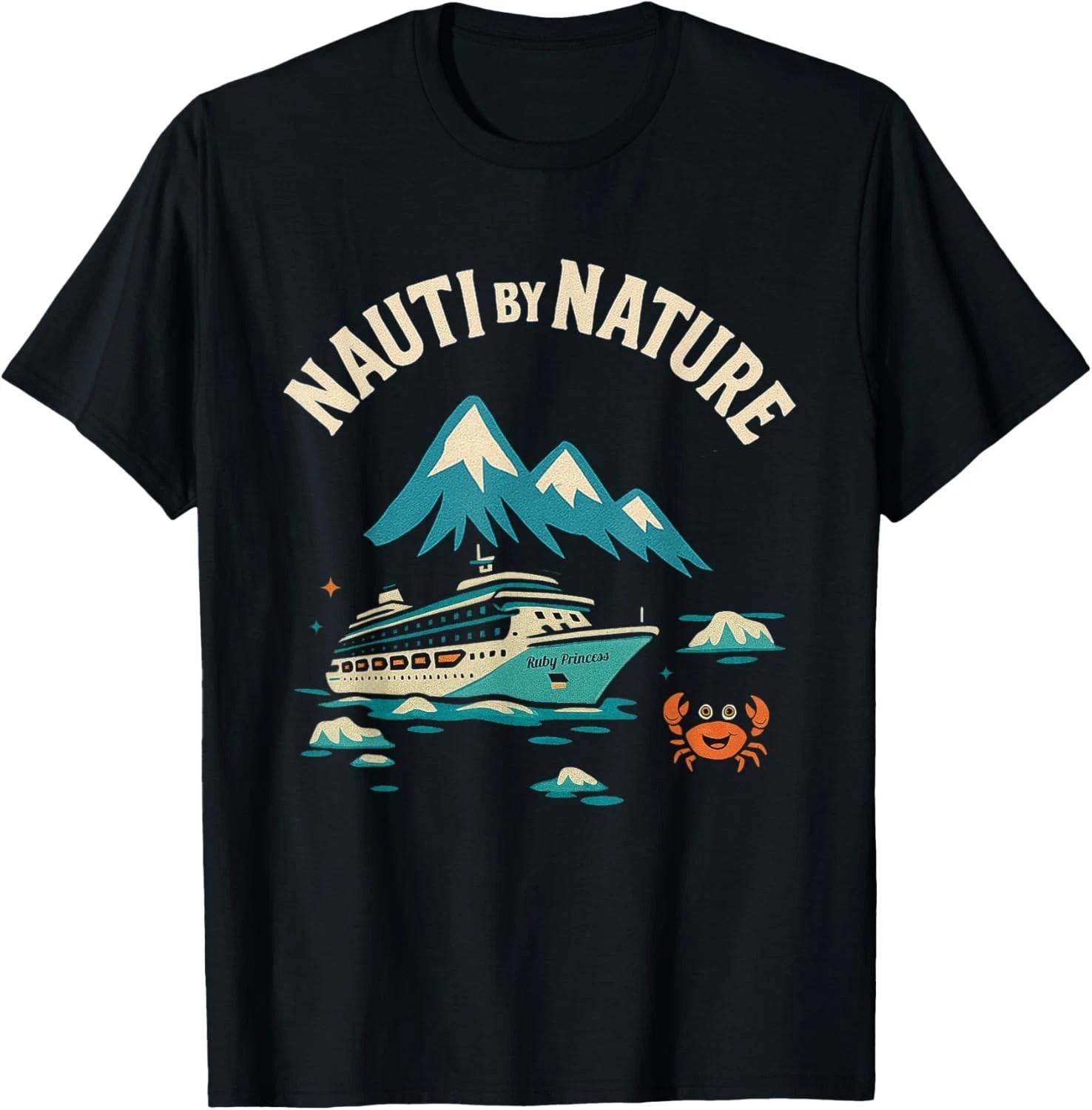 

Унисекс футболка с принтом круизного подарка Nauti by Nature S