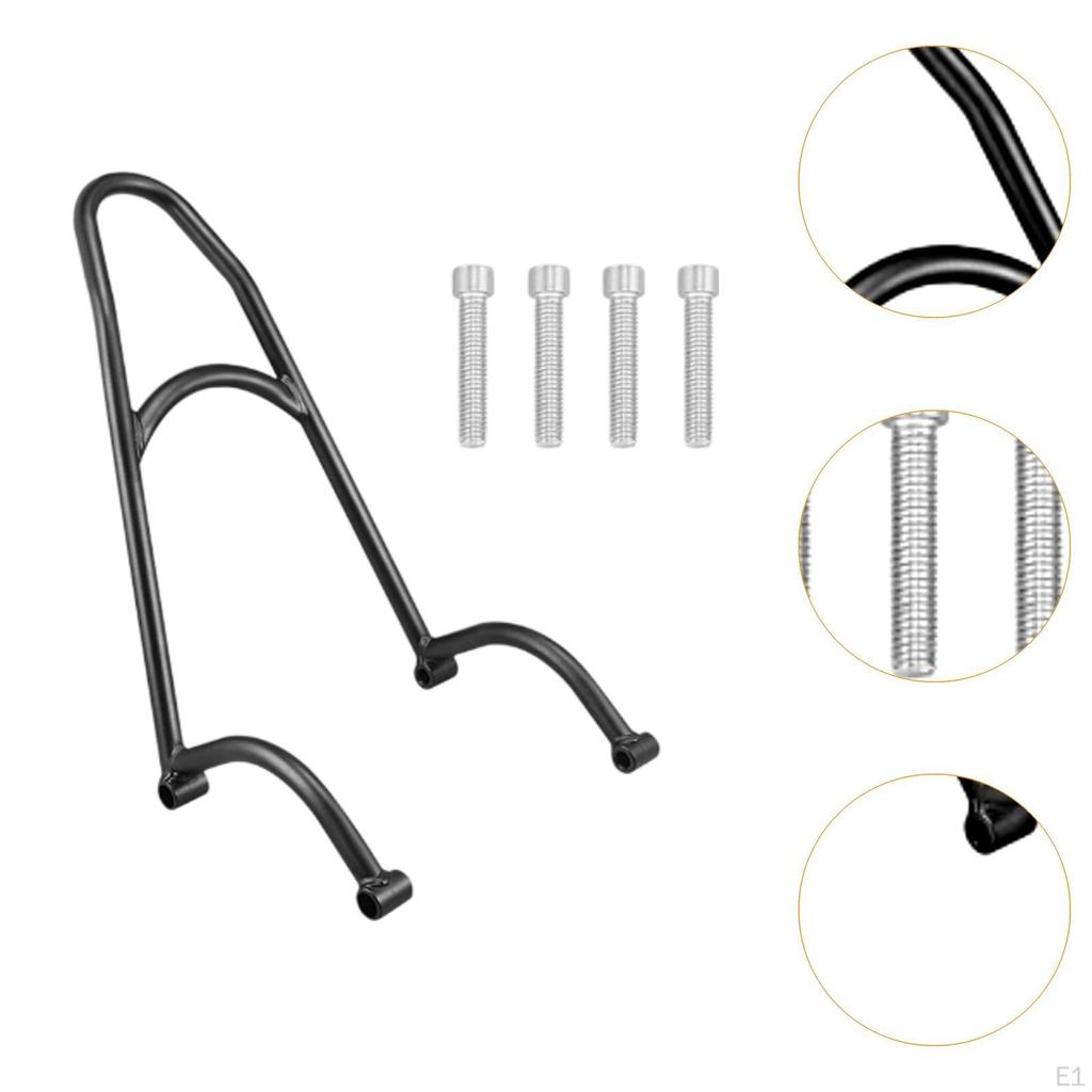 Motorcycle Support Bracket Multiuse Comfortable Pad Modified Luggage Rack Rear Backrest