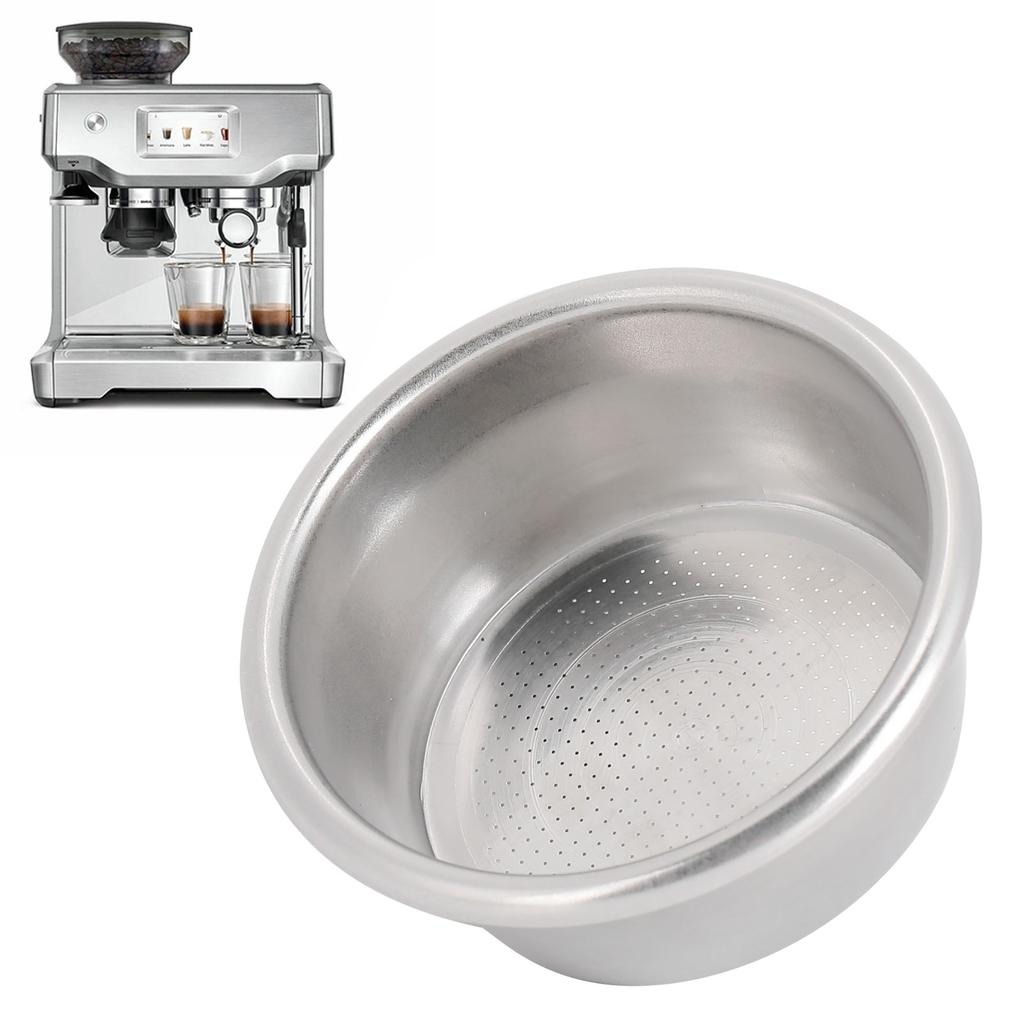 Filter Basket 304 Stainless Steel Strainer 53mm Coffee Machine Accessories for Breville 870