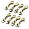 8 Pcs Double Lobster Clasps Small Necklace Bracelet Extenders Double Claw Connector Jewelry Extension Clasp Easy To Use