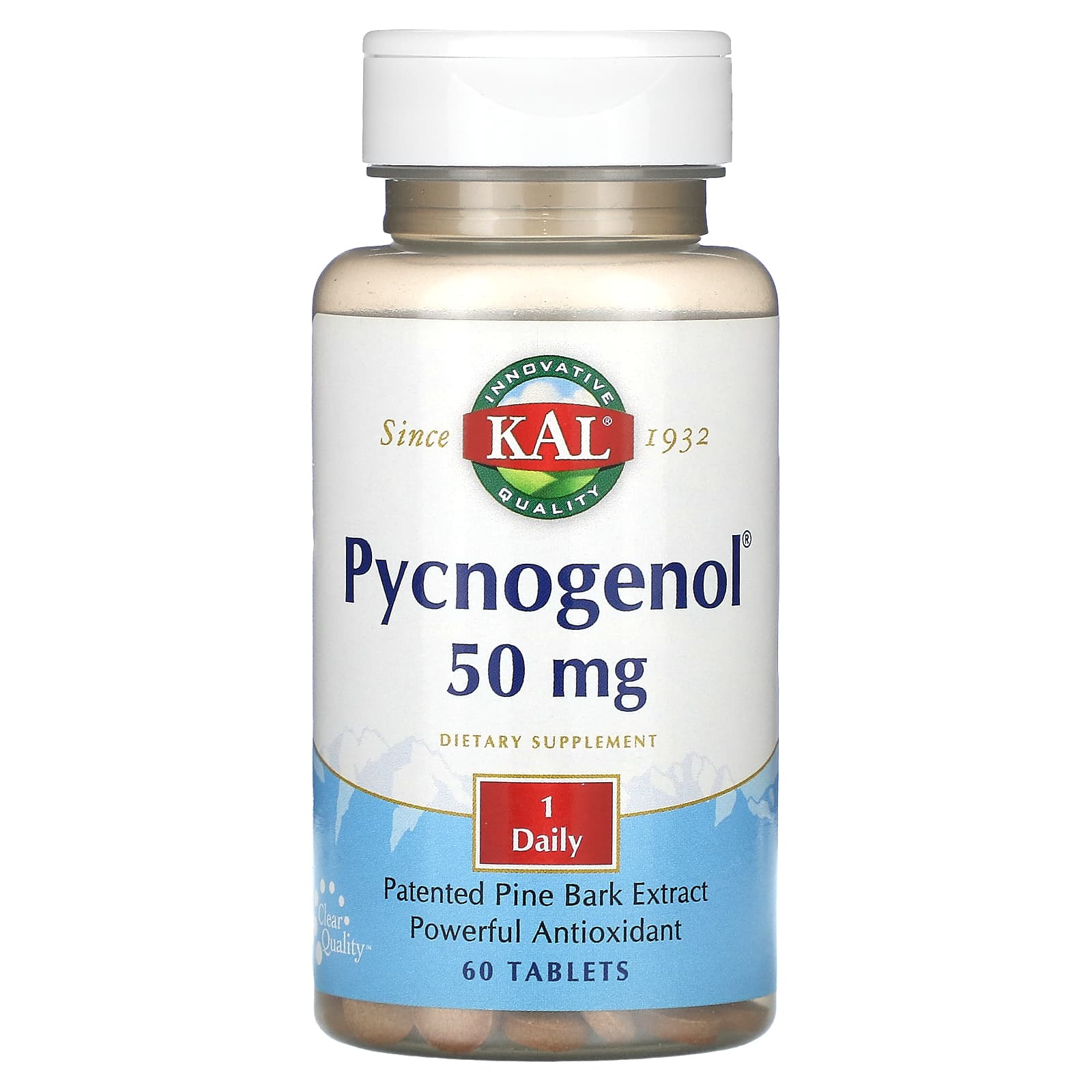 

Pycnogenol, 50Mg, 60 Tablets