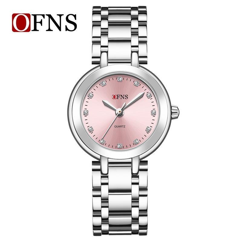 Women's Elegant Watches Fashion Light Luxury Original Wristwatch Stainless Steel Waterproof Quartz Ladies Watches