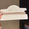 Light Luxury Female Geometric Oval Bracelet With Gold Plated Zirconia Design