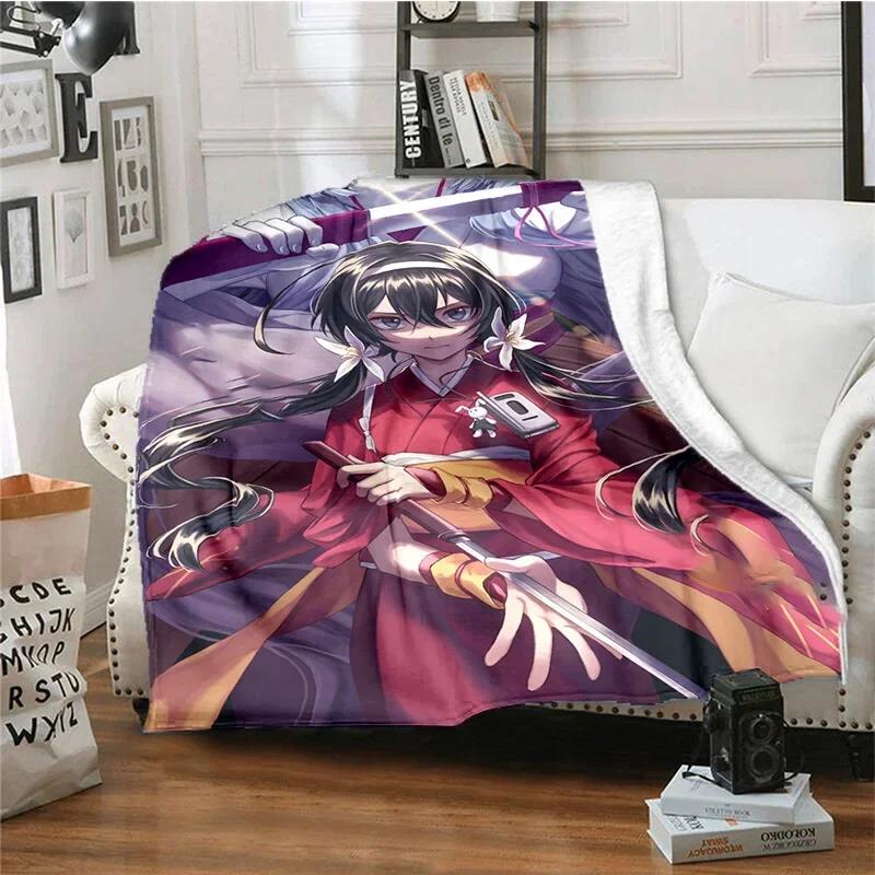 Manga Bungo Stray Dogs Dazai Osamu Throw Blanket Sheets On The Bed Blanket On The Sofa Decorative Lattice Bedspreads Sofa Covers