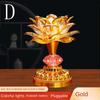 220V Buddhist Lamp LED Night Light Buddhist Prayer Lamps Lotus Flower Lamp  Wedding