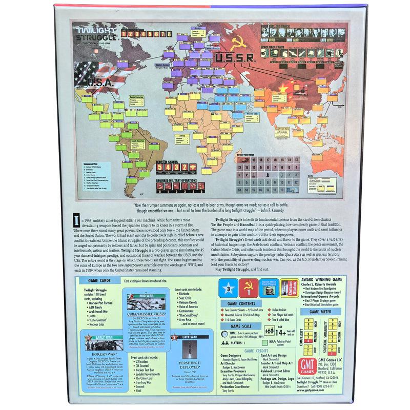 Společenská stolní hra Twilight Struggle Deluxe Edition (anglická verze)