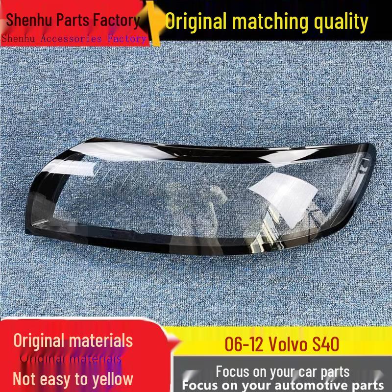 

Transparent Headlight Covers for Volvo S40/S40L (2006-2012 Models) Standard Driver without Glue