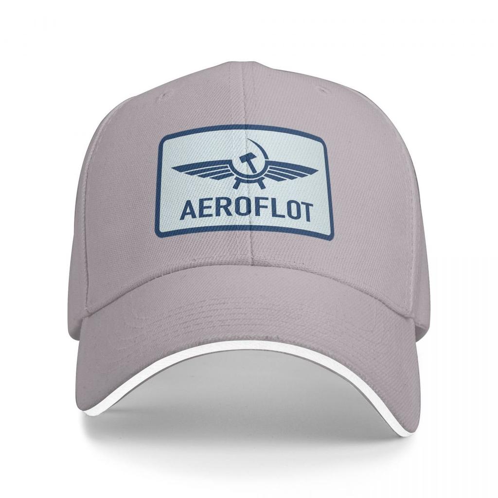 Unisex Baseball Hats Aeroflot Aviation Russe Pilote Aerospace Aviateur Outdoor Streetwear Sports Baseball Caps Cap Casquette Hat