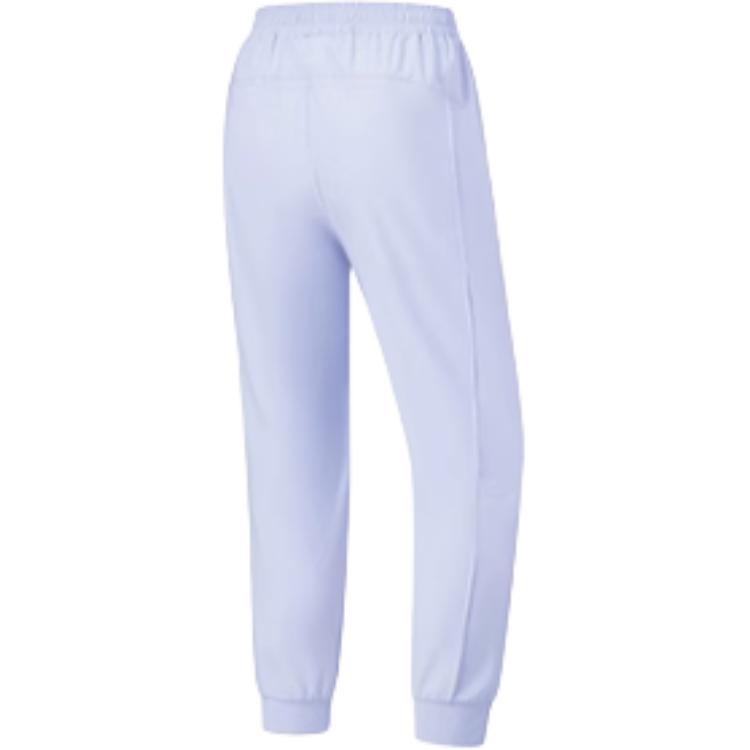 Li Ning Fitness Series Loose Durable Fashion Casual Versatile Knitted Sports Pants Women Bottoms Sky-Blue AKYT236-2